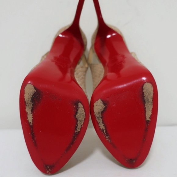 Christian Louboutin No Prive 120 Cork Size 36.5 - Picture 10 of 11